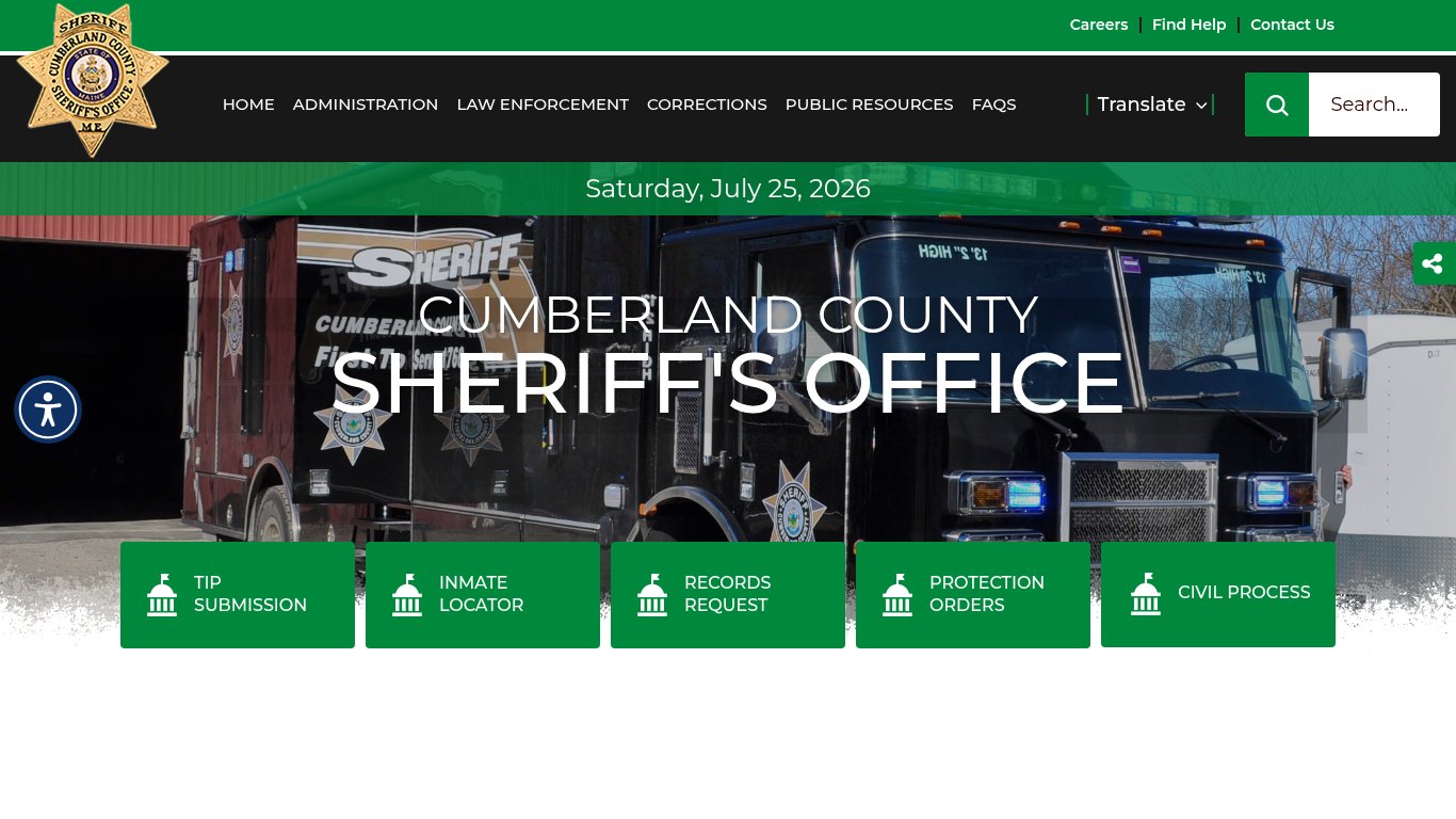 Cumberland County Jail Inmate Roster